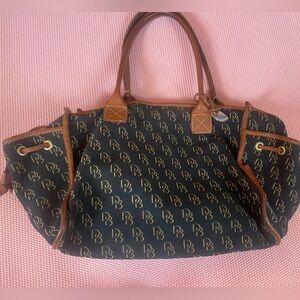 Dooney & Bourke Signature Nylon Drawstring Tote